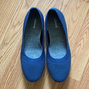 Brand New Women's Allbirds Tree Breezers Navy Blue Flats Size 8